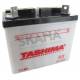 Batterie à plomb TASHIMA pour tondeuse autoportée 12V - 24A. L: 195, l: 130, H:185mm, + à droite